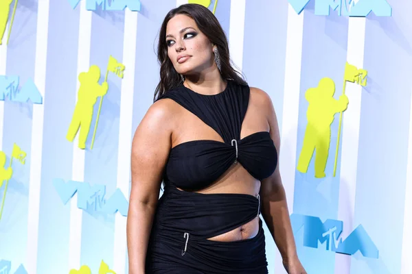 Ashley Graham Arrives 2022 Mtv Video Music Awards Held Prudential — Stock Photo, Image