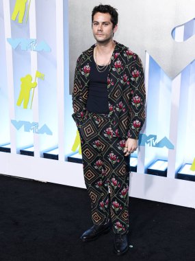 Dylan O'Brien arrives at the 2022 MTV Video Music Awards held at the Prudential Center on August 28, 2022 in Newark, New Jersey, United States. 