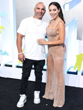 Joe Gorga and Melissa Gorga arrive at the 2022 MTV Video Music Awards held at the Prudential Center on August 28, 2022 in Newark, New Jersey, United States. 