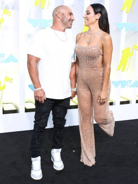 Joe Gorga and Melissa Gorga arrive at the 2022 MTV Video Music Awards held at the Prudential Center on August 28, 2022 in Newark, New Jersey, United States. 