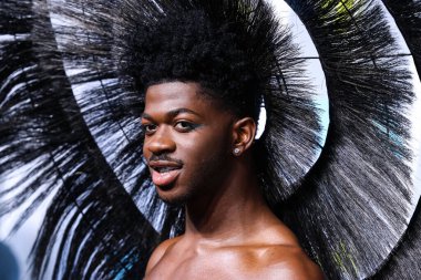Lil Nas X arrives at the 2022 MTV Video Music Awards held at the Prudential Center on August 28, 2022 in Newark, New Jersey, United States.