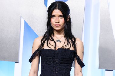 Nessa Barrett arrives at the 2022 MTV Video Music Awards held at the Prudential Center on August 28, 2022 in Newark, New Jersey, United States. 