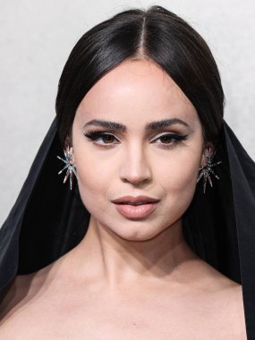 Sofia Carson arrives at the 2022 MTV Video Music Awards held at the Prudential Center on August 28, 2022 in Newark, New Jersey, United States.