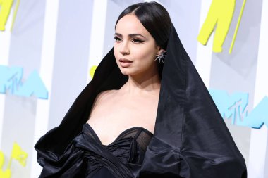 Sofia Carson arrives at the 2022 MTV Video Music Awards held at the Prudential Center on August 28, 2022 in Newark, New Jersey, United States.