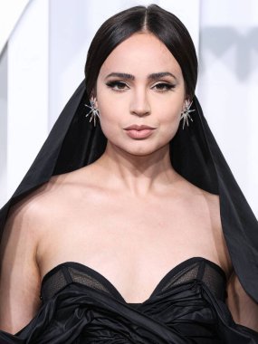 Sofia Carson arrives at the 2022 MTV Video Music Awards held at the Prudential Center on August 28, 2022 in Newark, New Jersey, United States.