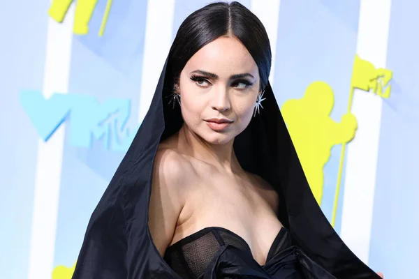 Sofia Carson Arrives 2022 Mtv Video Music Awards Held Prudential — Stock Photo, Image