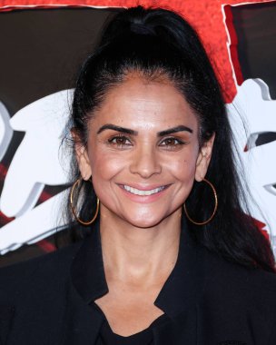 VP of Global Series at Netflix Bela Bajaria arrives at the Los Angeles Premiere Of Netflix's 'Cobra Kai' Season 5 held at the Los Angeles State Historic Park on September 7, 2022 in Los Angeles, California, United States.