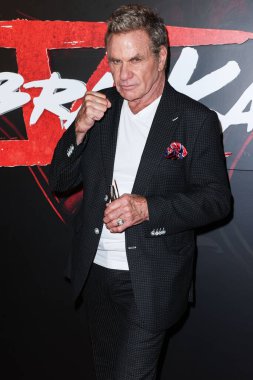 American actor Martin Kove arrives at the Los Angeles Premiere Of Netflix's 'Cobra Kai' Season 5 held at the Los Angeles State Historic Park on September 7, 2022 in Los Angeles, California, United States.
