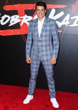 American actor Ralph Macchio arrives at the Los Angeles Premiere Of Netflix's 'Cobra Kai' Season 5 held at the Los Angeles State Historic Park on September 7, 2022 in Los Angeles, California, United States.