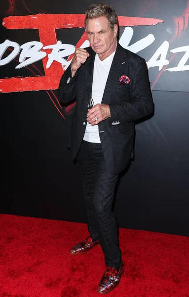 American Actor Martin Kove Arrives Los Angeles Premiere Netflix Cobra — стоковое фото