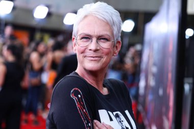 Amerikalı aktris Jamie Lee Curtis, 8 Eylül 2022 'de Universal City, Los Angeles, Kaliforniya' da düzenlenen Universal Stüdyoları 'nda düzenlenen Hollywood Korku Geceleri Açılış Gecesi 2022' ye geldi..