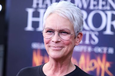 Amerikalı aktris Jamie Lee Curtis, 8 Eylül 2022 'de Universal City, Los Angeles, Kaliforniya' da düzenlenen Universal Stüdyoları 'nda düzenlenen Hollywood Korku Geceleri Açılış Gecesi 2022' ye geldi..