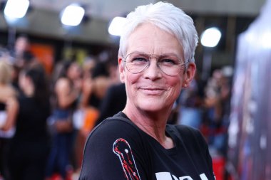 Amerikalı aktris Jamie Lee Curtis, 8 Eylül 2022 'de Universal City, Los Angeles, Kaliforniya' da düzenlenen Universal Stüdyoları 'nda düzenlenen Hollywood Korku Geceleri Açılış Gecesi 2022' ye geldi..