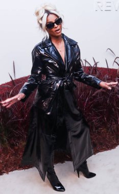 Amerikalı şarkıcı Ciara Princess Wilson, 8 Eylül 2022 'de Hudson Yards' daki The Shops 'ta düzenlenen REVOLVE Gallery NYFW (New York Moda Haftası) 2022 Sunum VIP Açılış etkinliğine geldi..