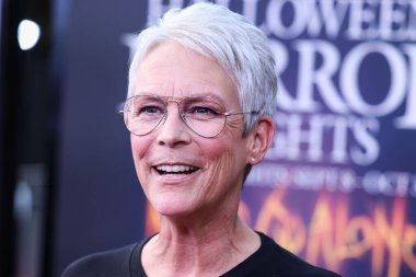 Amerikalı aktris Jamie Lee Curtis, 8 Eylül 2022 'de Universal City, Los Angeles, Kaliforniya' da düzenlenen Universal Stüdyoları 'nda düzenlenen Hollywood Korku Geceleri Açılış Gecesi 2022' ye geldi..