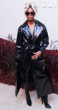 Amerikalı şarkıcı Ciara Princess Wilson, 8 Eylül 2022 'de Hudson Yards' daki The Shops 'ta düzenlenen REVOLVE Gallery NYFW (New York Moda Haftası) 2022 Sunum VIP Açılış etkinliğine geldi..