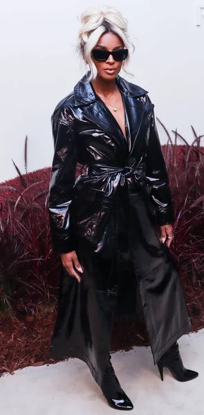 Αμερικανίδα Τραγουδίστρια Ciara Princess Wilson Φτάνει Στην Revolve Gallery Nyfw — Φωτογραφία Αρχείου