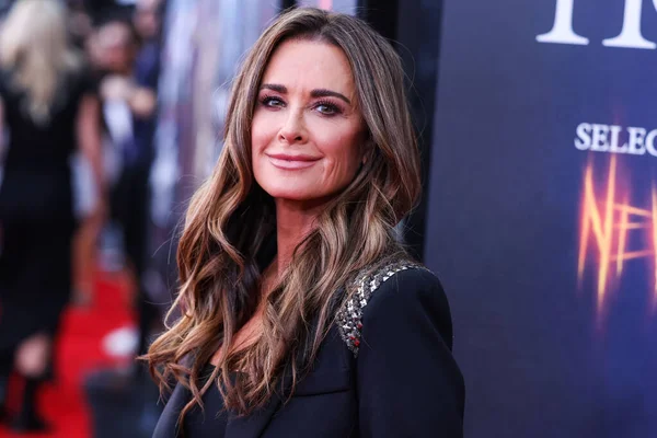 Atriz Americana Kyle Richards Chega Universal Studios Hollywood Halloween Horror — Fotografia de Stock