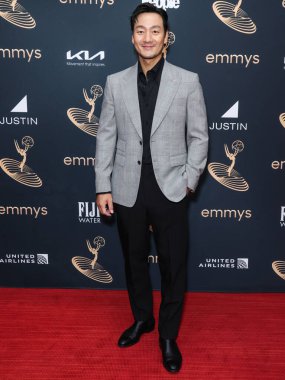 Güney Koreli aktör Park Hae-soo, 9 Eylül 2022 'de Kuzey Hollywood' da Televizyon Sanatları ve Bilimleri Akademisi 'nde düzenlenen 74. Yıllık Primetime Emmy Ödülleri Performans Nominee Kutlaması' na geldi.