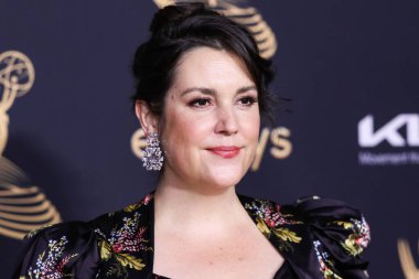 Yeni Zelandalı aktris Melanie Lynskey, 9 Eylül 2022 'de Kuzey Hollywood' daki Televizyon Sanatları ve Bilimleri Akademisi 'nde düzenlenen 74. Yıllık Primetime Emmy Ödülleri Performans Nominee Kutlaması' na geldi.