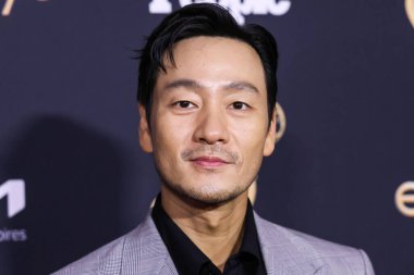 Güney Koreli aktör Park Hae-soo, 9 Eylül 2022 'de Kuzey Hollywood' da Televizyon Sanatları ve Bilimleri Akademisi 'nde düzenlenen 74. Yıllık Primetime Emmy Ödülleri Performans Nominee Kutlaması' na geldi.