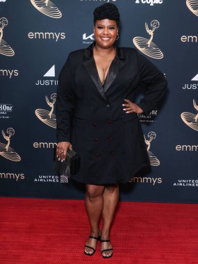 Amerikalı yazar Natasha Rothwell, 9 Eylül 2022 'de Kuzey Hollywood' da bulunan Televizyon Akademisi 'nde düzenlenen 74. Yıllık Primetime Emmy Ödülleri Performer Nominee Kutlaması' na geldi.