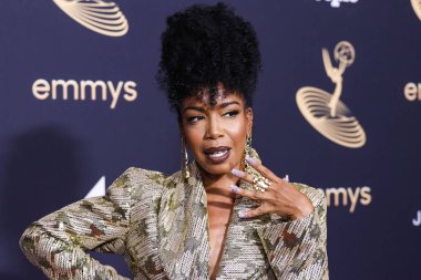 Amerikalı aktris Jessica Frances Dukes, Televizyon Akademisi 'nin 9 Eylül 2022' de Kuzey Hollywood 'da düzenlenen 74. Yıllık Primetime Emmy Ödülleri Performer Nominee Kutlaması' na geldi.