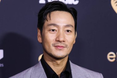 Güney Koreli aktör Park Hae-soo, 9 Eylül 2022 'de Kuzey Hollywood' da Televizyon Sanatları ve Bilimleri Akademisi 'nde düzenlenen 74. Yıllık Primetime Emmy Ödülleri Performans Nominee Kutlaması' na geldi.