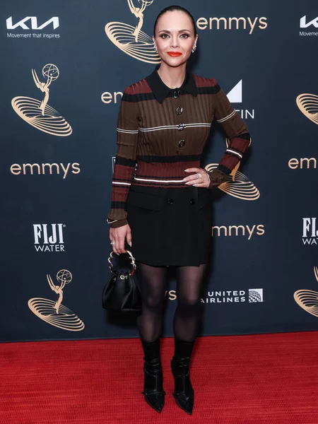 Amerykańska Aktorka Christina Ricci Przyjeżdża Hollywood Reporter Dorocznej Nagrody Emmy — Zdjęcie stockowe