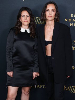 Amerikalı komedyen Abbi Jacobson ve Güney Afrikalı film oyuncusu Jodi Balfour, 10 Eylül 'de 8899 Beverly' deki Penthouse 'da düzenlenen SAG-AFTRA' nın 74. Yıllık Emmy Ödülleri 'Emmy Adayları Gecesi' ne geldiler.