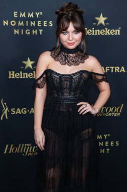 Amerikalı aktris Samantha Hanratty, Hollywood Reporter ve SAG-AFTRA 'nın 74. Geleneksel Emmy Ödülleri' Emmy Adayları Gecesi 'ne 10 Eylül 2022' de Batı Hollywood, Los Angeles, Kaliforniya, ABD 'de bulunan 8899 Beverly' deki çatı katına geldi..