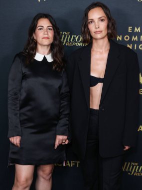 Amerikalı komedyen Abbi Jacobson ve Güney Afrikalı film oyuncusu Jodi Balfour, 10 Eylül 'de 8899 Beverly' deki Penthouse 'da düzenlenen SAG-AFTRA' nın 74. Yıllık Emmy Ödülleri 'Emmy Adayları Gecesi' ne geldiler.
