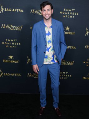 Amerikalı aktör Nicholas Braun, The Hollywood Reporter ve SAG-AFTRA 'nın 74. Geleneksel Emmy Ödülleri' Emmy Adayları Gecesi 'ne 10 Eylül 2022' de 8899 Beverly 'de Batı Hollywood, Los Angeles, Kaliforniya, ABD' de düzenlenen Penthouse 'a geldi.