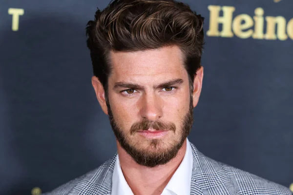 Der Amerikanische Schauspieler Andrew Garfield Anzug Von Ralph Lauren Kommt — Stockfoto