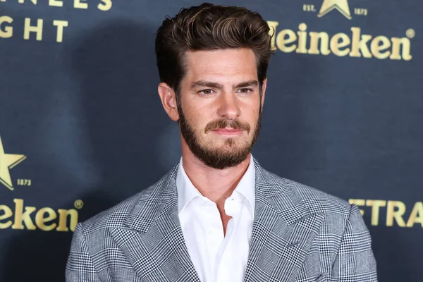 Actor Estadounidense Andrew Garfield Con Traje Ralph Lauren Llega Hollywood —  Fotos de Stock