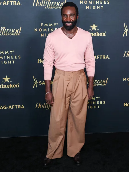 American Actor Tramell Tillman Arrives Hollywood Reporter Sag Aftra 74Th — Stock Photo, Image