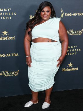 Amerikalı komedyen Nicole Byer, The Hollywood Reporter ve SAG-AFTRA 'nın 74. Geleneksel Emmy Ödülleri Gecesi' ne 10 Eylül 2022 'de 8899 Beverly' de Batı Hollywood, Los Angeles, Kaliforniya, ABD 'de düzenlenen Penthouse' da katıldı.