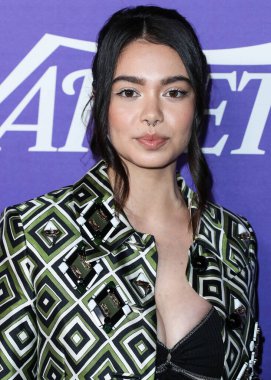 Amerikalı aktris Auli 'i Cravalho, 11 Ağustos 2022' de Hollywood, Los Angeles, Kaliforniya, ABD 'de düzenlenen NeueHouse Los Angeles' ta düzenlenen Facebook Oyununun Genç Hollywood Kutlamalarının Gücü 2022 'ye ulaştı.. 