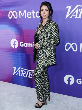 Amerikalı aktris Auli 'i Cravalho, 11 Ağustos 2022' de Hollywood, Los Angeles, Kaliforniya, ABD 'de düzenlenen NeueHouse Los Angeles' ta düzenlenen Facebook Oyununun Genç Hollywood Kutlamalarının Gücü 2022 'ye ulaştı.. 