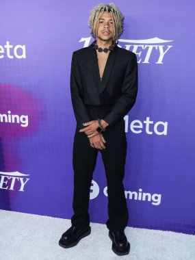 Iann Dior, 11 Ağustos 2022 'de Los Angeles, Hollywood, Los Angeles, ABD' de düzenlenen NeueHouse Los Angeles 'ta düzenlenen Facebook Oyun Sunan Genç Hollywood Kutlamasının 2022 Gücüne ulaştı.. 