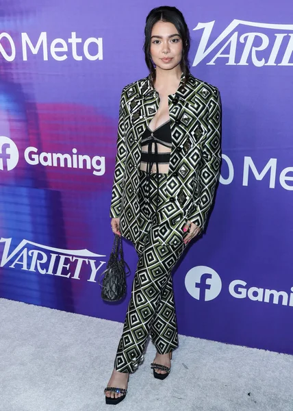 Amerikaanse Actrice Auli Cravalho Arriveert Variety 2022 Power Young Hollywood — Stockfoto