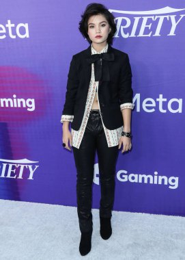 Riley Lai Nelet, 11 Ağustos 2022 'de NeueHouse Los Angeles' ta düzenlenen Facebook Oyun Sunan Genç Hollywood Kutlamalarının Gücü 2022 'ye ulaştı.. 