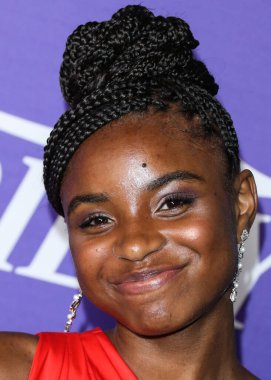 Amerikalı aktris Saniyya Sidney, 11 Ağustos 2022 'de NeueHouse Los Angeles, Los Angeles, Los Angeles, ABD' de düzenlenen Facebook Oyun Sunan Genç Hollywood Kutlamasının 2022 Gücüne ulaştı.. 