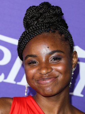Amerikalı aktris Saniyya Sidney, 11 Ağustos 2022 'de NeueHouse Los Angeles, Los Angeles, Los Angeles, ABD' de düzenlenen Facebook Oyun Sunan Genç Hollywood Kutlamasının 2022 Gücüne ulaştı.. 