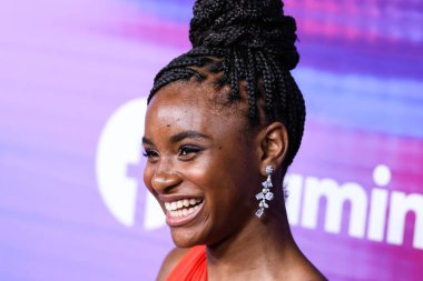 Amerikalı aktris Saniyya Sidney, 11 Ağustos 2022 'de NeueHouse Los Angeles, Los Angeles, Los Angeles, ABD' de düzenlenen Facebook Oyun Sunan Genç Hollywood Kutlamasının 2022 Gücüne ulaştı.. 
