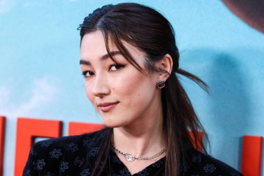 Chanel giyen Avustralyalı aktris Natasha Liu Bordizzo, 10 Ağustos 2022 'de Los Angeles, Kaliforniya, ABD' deki Regal Cinemas LA Live Stadyumu 'nda düzenlenen Netflix' in 'Day Vardiyası' nın dünya prömiyerine geldi.. 