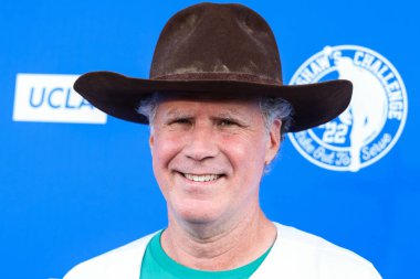 Amerikalı aktör Will Ferrell 8 Ağustos 2022 'de Dodger Stadyumu' nda düzenlenen Kershaw 's Challenge Ping Pong 4 Amaç 2022' ye ulaştı.. 