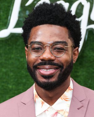 Amerikalı aktör Kendall Johnson, 4 Ağustos 2022 'de Los Angeles, Kaliforniya' da bulunan Easton Stadyumu 'nda düzenlenen Amazon Prime Video' nun 