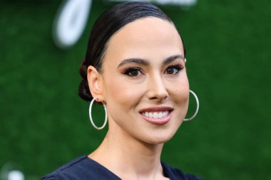 Amerikalı avukat Meena Harris, 4 Ağustos 2022 'de Los Angeles, Kaliforniya' da bulunan Easton Stadyumu 'nda düzenlenen Amazon Prime Video' nun 