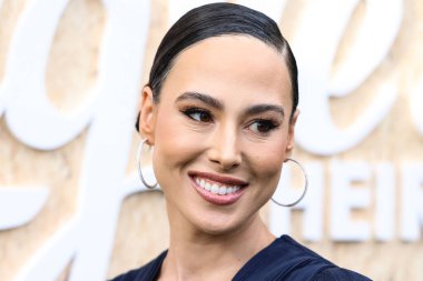 Amerikalı avukat Meena Harris, 4 Ağustos 2022 'de Los Angeles, Kaliforniya' da bulunan Easton Stadyumu 'nda düzenlenen Amazon Prime Video' nun 